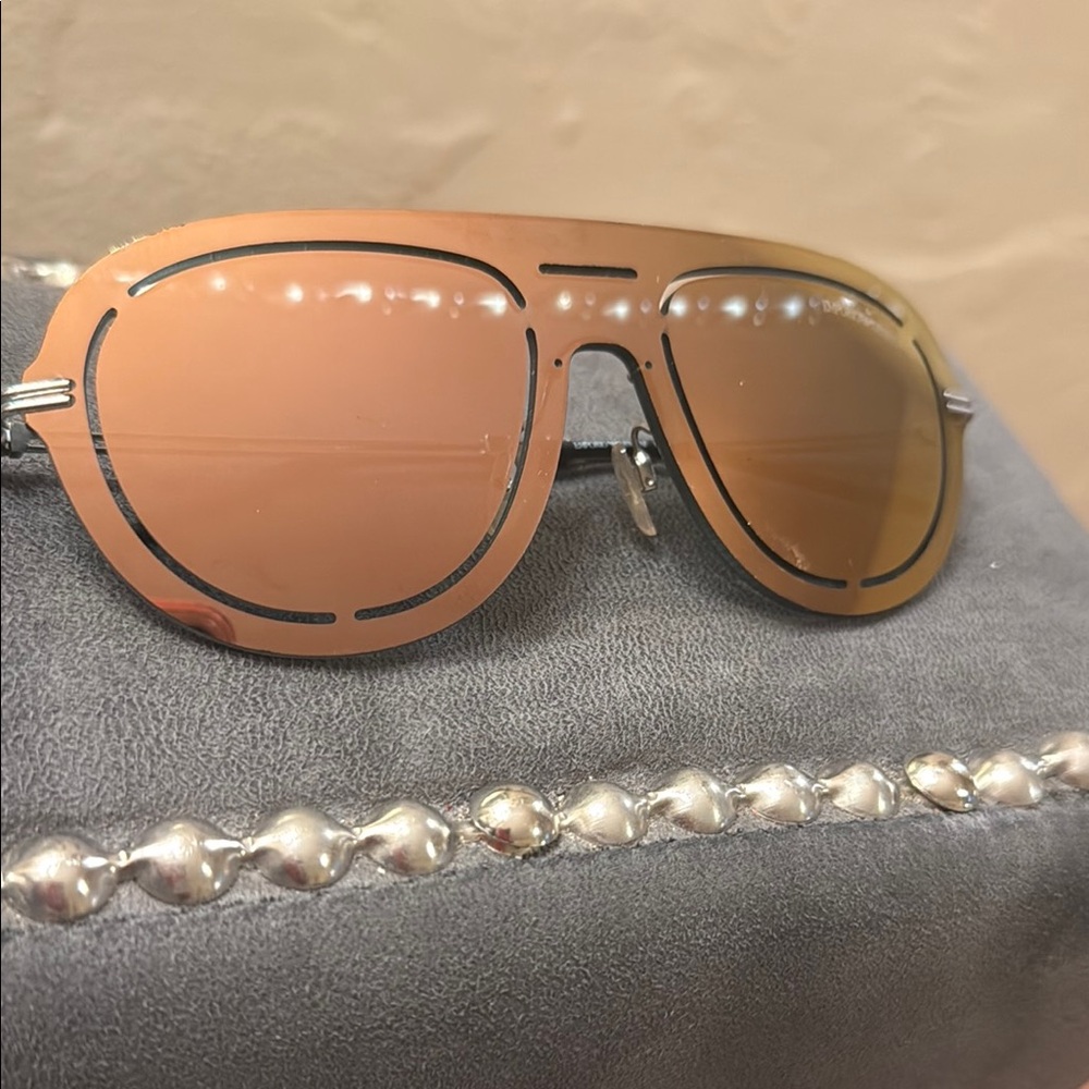 Emporio Armani Stylish Gold Sunglasses